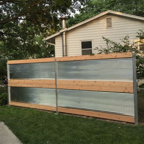 Corrugated Metal Fence - A Stylish and Practical Fencing Solution