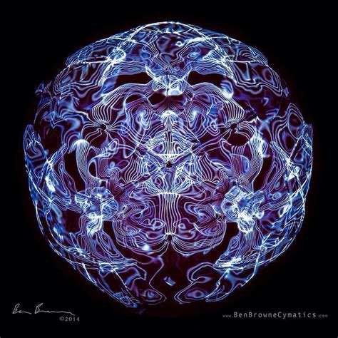 Ben Browne, cymatics | Cymatics, Geometry in nature, Visionary art