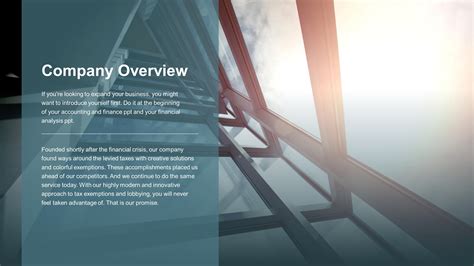 Company Overview Powerpoint Template