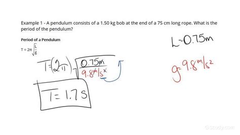 How to Calculate the Period of an Oscillating Pendulum | Physics ...