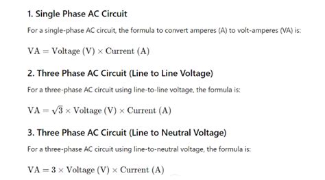 Ampere (A) to Volt-Ampere (VA) Calculator | Electrician Philippines