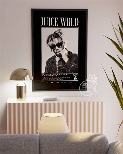 Juice WRLD Poster Juice Wrld Poster Quote Juice Wrld Decor - Etsy