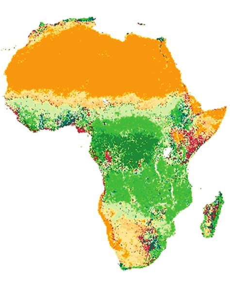 3 African biomes. Biome classification is based on Hansen et al. (1998 ...