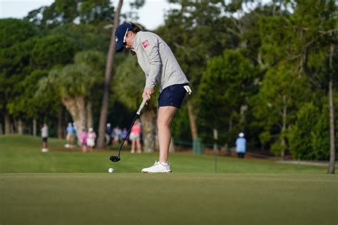 Leona Maguire thrives in star pairing for 62 to lead LPGA | AP News