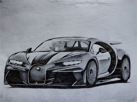 The drawing is of Chiron 300 supersport....during its topspeed run ...