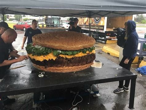 Gigantic world record burger now on the menu at Michigan restaurant ...