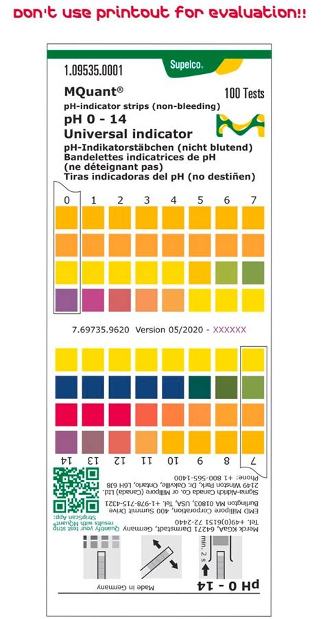 pH-indicator strips pH 0 - 14 Universal indicator | Merck Life Science ...