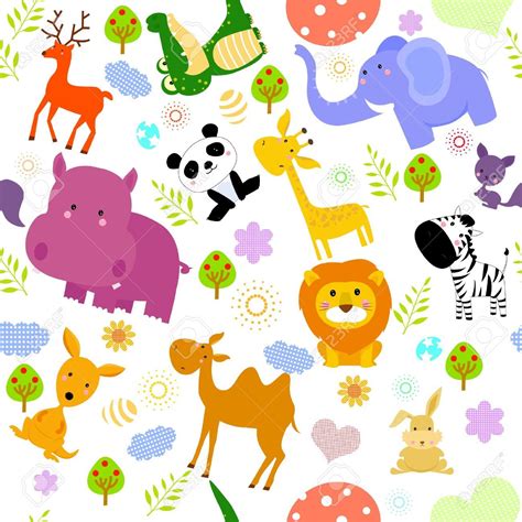 Cute Cartoon Animal Wallpapers on WallpaperDog