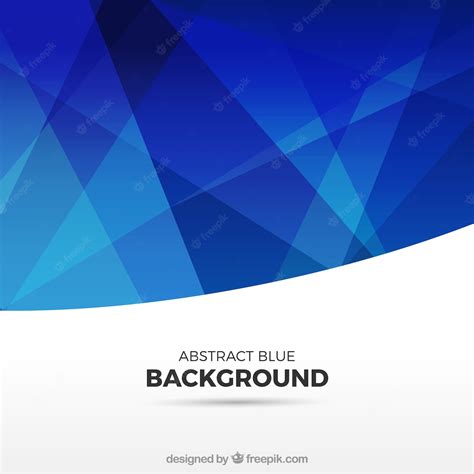 Free Vector | Blue geometric background