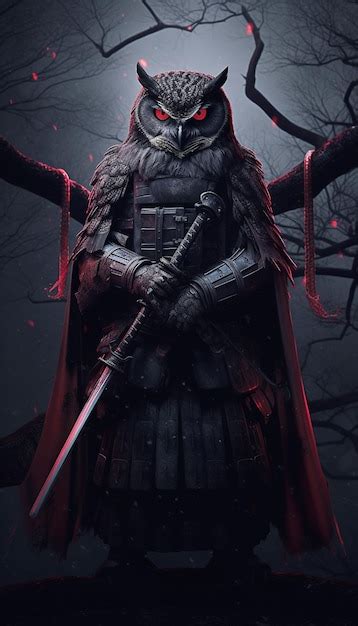 Premium AI Image | A dark fantasy art of a warrior with a sword in his ...