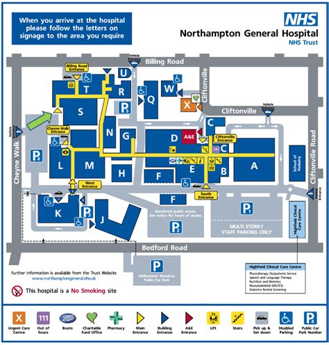 University Hospital London Map