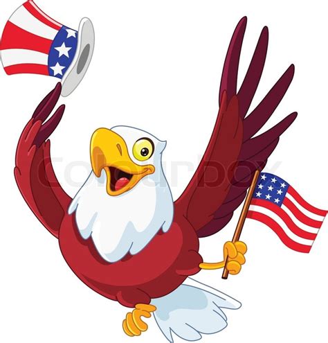 American patriotic eagle | Stock Vector | Colourbox