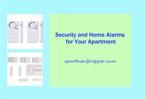 Security and Home Alarms for Your Apartment - Apartment Prepper