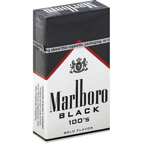 Marlboro Cigarettes, Black 100's, Special Blend | Cigarettes | Wade's ...