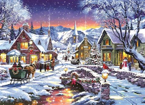 Snowy tale - online puzzle