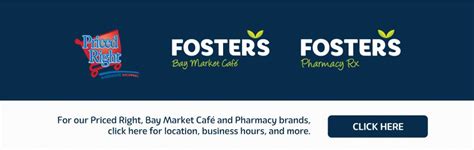 Store Locations | Foster's Supermarket