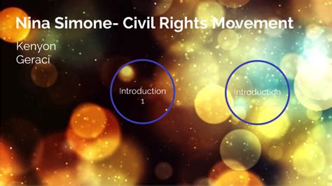 Nina Simone- Civil Rights Movement by Kenyon Geraci on Prezi