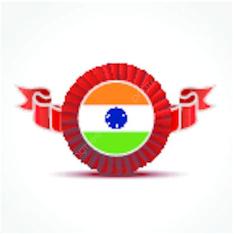 An Indian Flag Ribbon Vector Illustration With Copy Space Vector ...