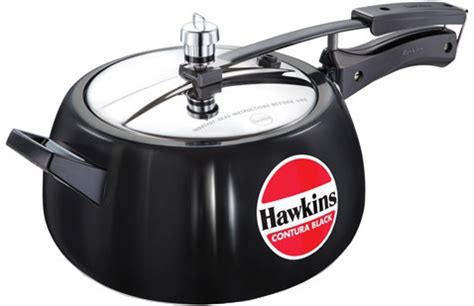 Hawkins Contura Black 5 L Pressure Cooker Price in India - Buy Hawkins ...