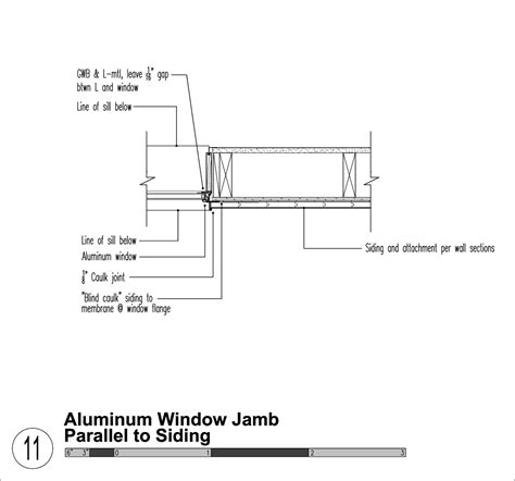 Casement Window: Casement Window Jamb Detail