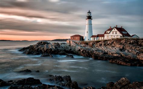 Maine Lighthouse Wallpaper - WallpaperSafari