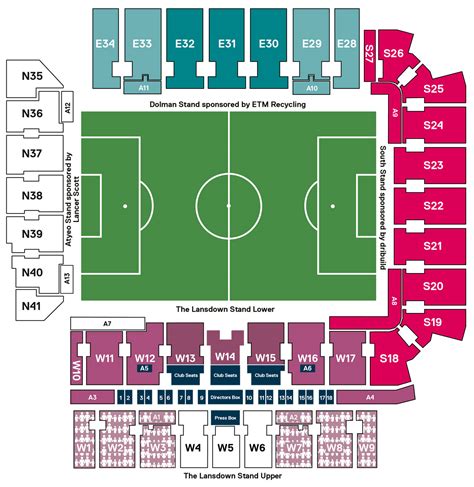 Ashton Gate Stadium Seating Plan - Seating plans of Sport arenas around ...