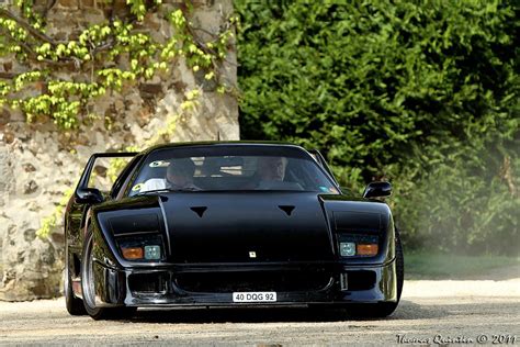 Black F40 | Ferrari f40, Ferrari car, Italian cars