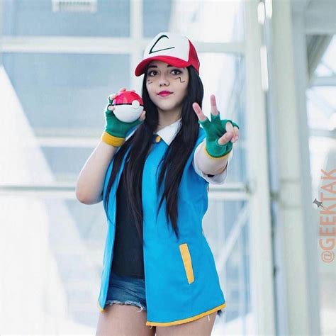 Geektak on Instagram: “@namine Ash Ketchum #Cosplay #Pokemon #nintendo ...