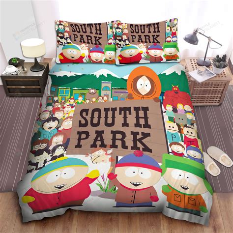 South Park Characters All In One Bed Sheets Duvet Cover Bedding Sets ...