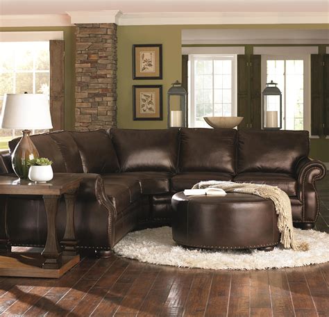 Brown Leather Sectional Living Room Ideas – HomeDecorish