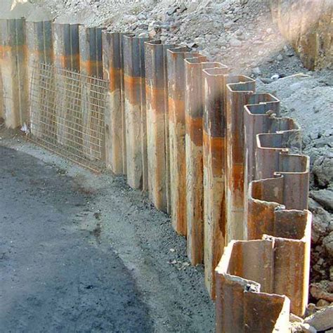 Las tablestacas | Retaining wall construction, Retaining wall, Masonry wall