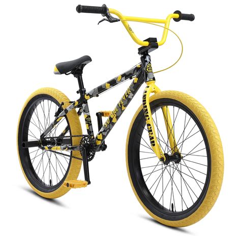 SE So Cal Flyer 24-inch BMX Freestyle Bike-Yellow Camo | J&R Bicycles ...