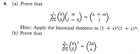 Proof using the Binomial Theorem