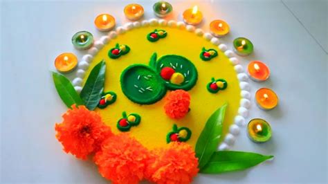 Dasara 2022 Easy Rangoli Patterns: Get Beautiful Rangoli Designs To ...