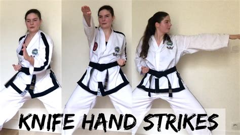 Knife Hand Strikes | Taekwon-do Practice at Home - YouTube