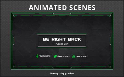 Granite Animated Twitch Scenes » Twitch Scenes