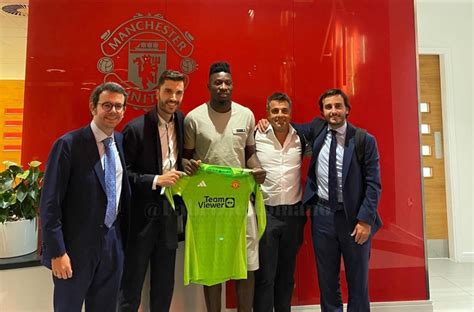 (Photo) Andre Onana pictured with United shirt for the first time as ...