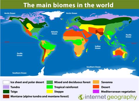 Tundra Climate Map