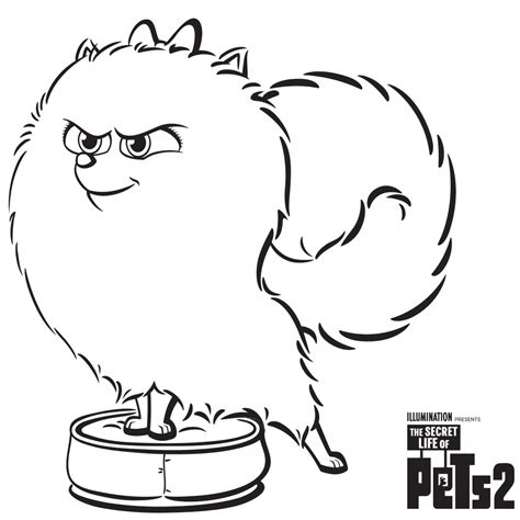 Secret Life Of Pets Printable Coloring Pages