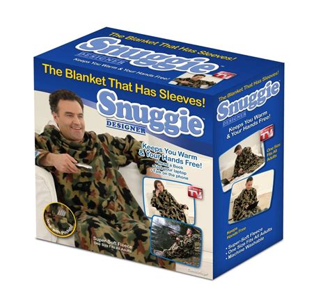 Snuggie Fleece Blanket with Sleeves, Camoflauge | Snuggie, Camoflauge ...