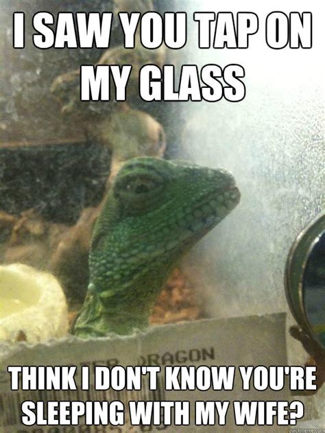 Leery Lizard memes | quickmeme