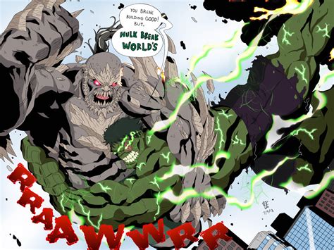 hulk and doomsday (marvel and 1 more) drawn by henil031 | Danbooru