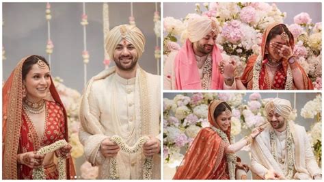 Karan Deol shares first official wedding pics with wife Drisha Acharya ...