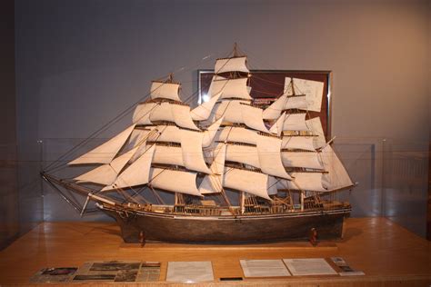 Matchstick model of the Cutty Sark clipper ship made by Pat Acton with ...