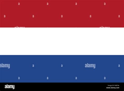 Dutch Flag in official colours Stock Photo - Alamy