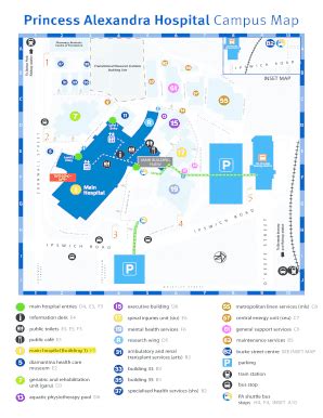 Princess Alexandra Hospital Map - Fill Online, Printable, Fillable ...