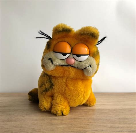 Vintage 1981 Garfield 7 Seated/sitting Beanie Soft Plush Toy. | Etsy ...