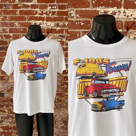 80s F-100’s Forever Vintage Ford Truck T-Shirt. Vinta… - Gem