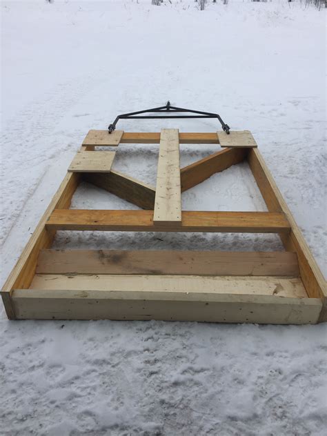 DIY Wood Trail Groomer | 65" x 96"