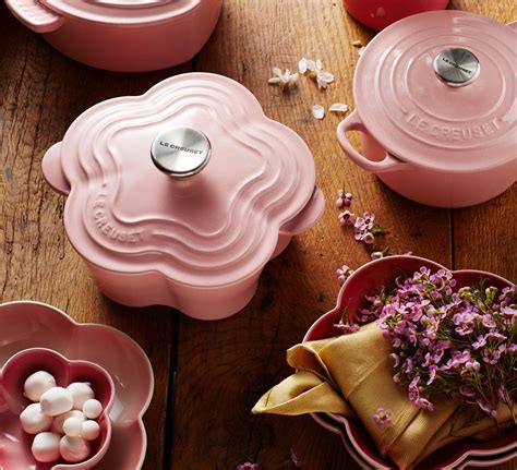 Promotions | Chifoon Pink Flower Casserole | Le Creuset Singapore ...